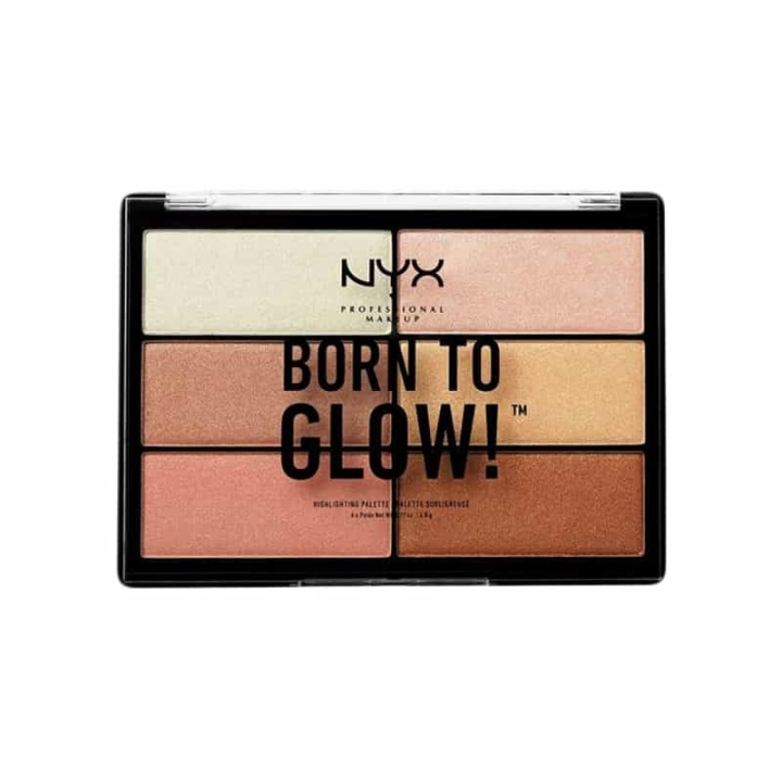 NYX PROF. MAKEUP Born To Glow Highlighting Palette in de groep BEAUTY & HEALTH / Makeup / Make-up gezicht / Contour/Highlight bij TP E-commerce Nordic AB (38-68906)