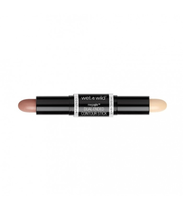 Wet n Wild Mega Glo Dual-Ended Contour Stick Light/Medium 4g in de groep BEAUTY & HEALTH / Makeup / Make-up gezicht / Contour/Highlight bij TP E-commerce Nordic AB (38-68918)