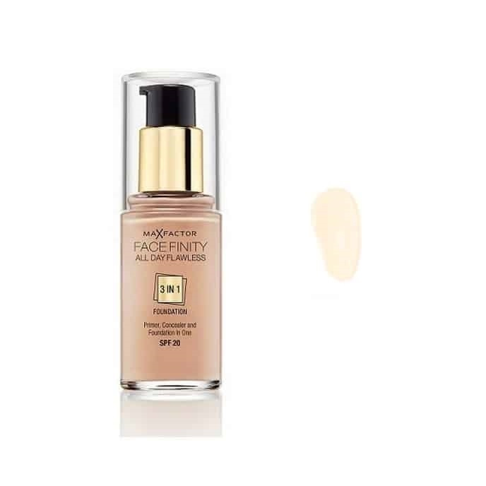 Max Factor Facefinity 3 In 1 Foundation 30 Porcelain in de groep BEAUTY & HEALTH / Makeup / Make-up gezicht / Foundation bij TP E-commerce Nordic AB (38-68981)