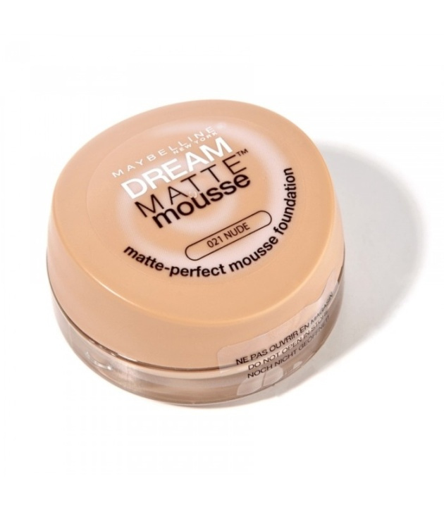 Maybelline Dream Matte Mousse Foundation 18ml 21 Nude in de groep BEAUTY & HEALTH / Makeup / Make-up gezicht / Foundation bij TP E-commerce Nordic AB (38-69025)