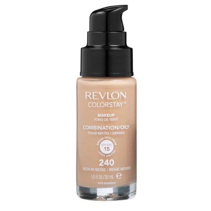 Revlon Colorstay Combination/Oily Skin - 240 Medium Beige 30ml in de groep BEAUTY & HEALTH / Makeup / Make-up gezicht / Foundation bij TP E-commerce Nordic AB (38-69101)