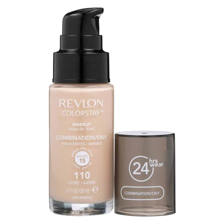 Revlon Colorstay Makeup Combination/Oily Skin - 110 Ivory 30ml in de groep BEAUTY & HEALTH / Makeup / Make-up gezicht / Foundation bij TP E-commerce Nordic AB (38-69103)