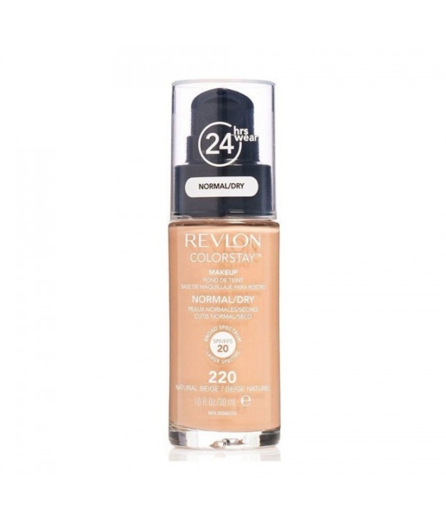 Revlon Colorstay Makeup Normal/Dry Skin - 220 Natural Beige 30ml in de groep BEAUTY & HEALTH / Makeup / Make-up gezicht / Foundation bij TP E-commerce Nordic AB (38-69117)
