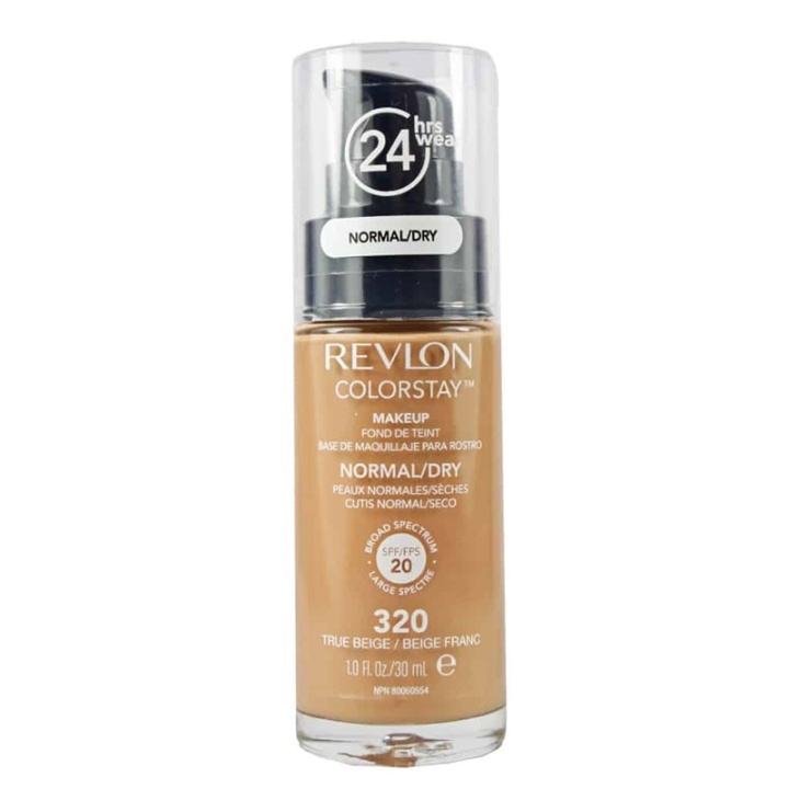 Revlon Colorstay Makeup Normal/Dry Skin - 320 True Beige 30ml in de groep BEAUTY & HEALTH / Makeup / Make-up gezicht / Foundation bij TP E-commerce Nordic AB (38-69119)
