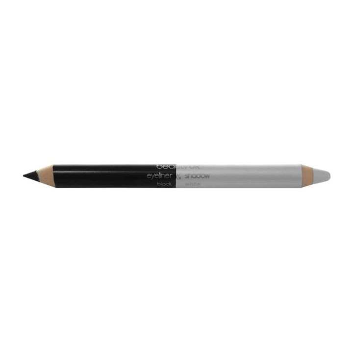 Beauty UK Double Ended Jumbo Pencil no.1 - Black&White in de groep BEAUTY & HEALTH / Makeup / Ogen & Wenkbrauwen / Eyeliner / Kajal bij TP E-commerce Nordic AB (38-69545)
