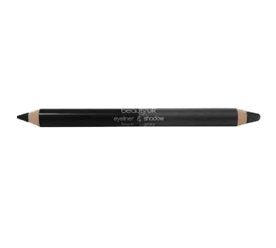 Beauty UK Double Ended Jumbo Pencil no.2 - Black&Grey in de groep BEAUTY & HEALTH / Makeup / Ogen & Wenkbrauwen / Eyeliner / Kajal bij TP E-commerce Nordic AB (38-69546)