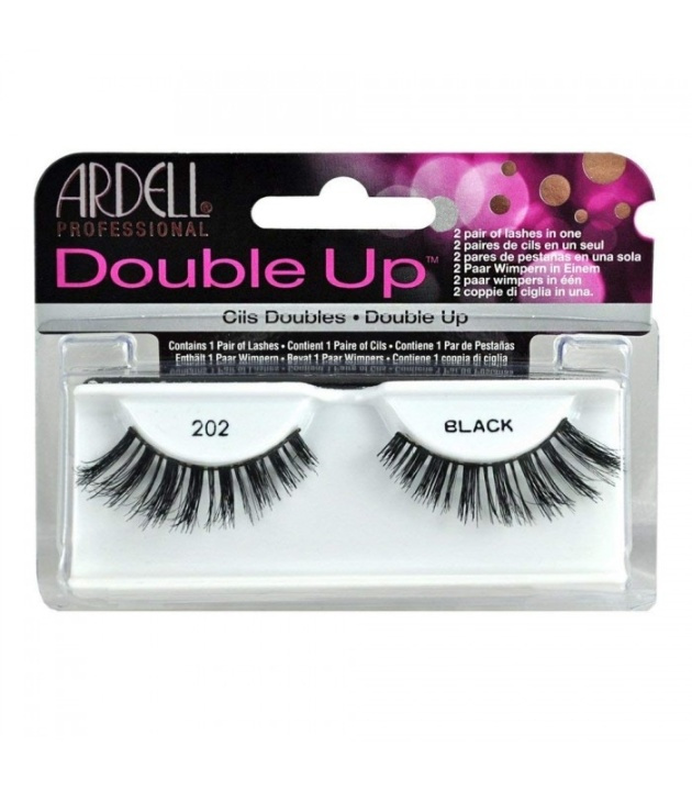 Ardell Double Up False Eyelashes Black 202 in de groep BEAUTY & HEALTH / Makeup / Ogen & Wenkbrauwen / Nepwimpers bij TP E-commerce Nordic AB (38-69672)