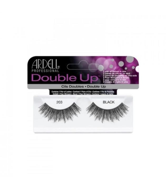 Ardell Double Up False Eyelashes Black 203 in de groep BEAUTY & HEALTH / Makeup / Ogen & Wenkbrauwen / Nepwimpers bij TP E-commerce Nordic AB (38-69673)