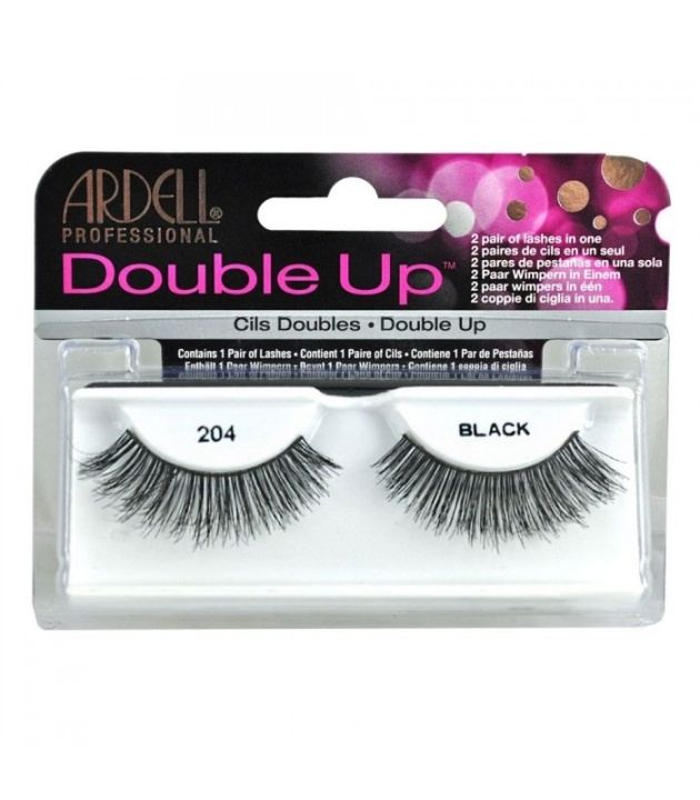 Ardell Double Up False Eyelashes Black 204 in de groep BEAUTY & HEALTH / Makeup / Ogen & Wenkbrauwen / Nepwimpers bij TP E-commerce Nordic AB (38-69674)