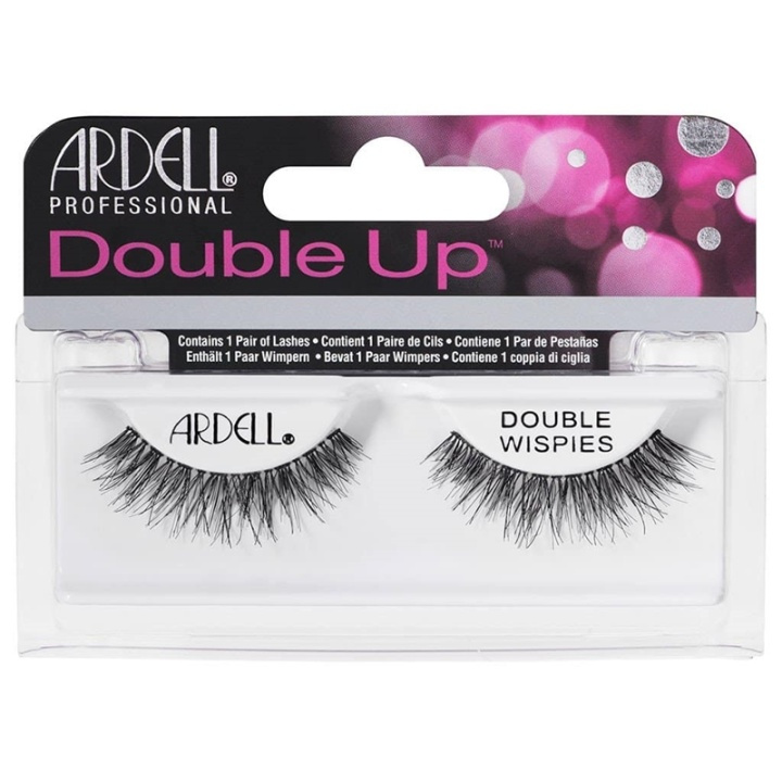 Ardell Double Up Wispies Lashes Black in de groep BEAUTY & HEALTH / Makeup / Ogen & Wenkbrauwen / Nepwimpers bij TP E-commerce Nordic AB (38-69678)