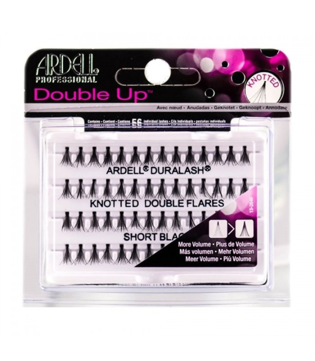 Ardell Individual Double Up Knotted Long Black in de groep BEAUTY & HEALTH / Makeup / Ogen & Wenkbrauwen / Nepwimpers bij TP E-commerce Nordic AB (38-69696)