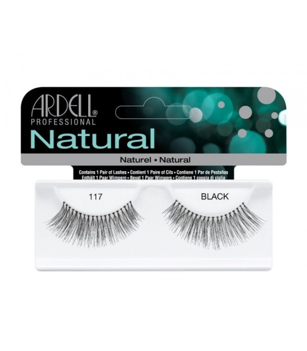 Ardell Natural Lashes 117 Black in de groep BEAUTY & HEALTH / Makeup / Ogen & Wenkbrauwen / Nepwimpers bij TP E-commerce Nordic AB (38-69713)