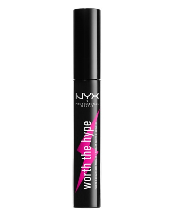 NYX PROF. MAKEUP Worth The Hype Volumizing & Lengthening Mascara Black/Noir in de groep BEAUTY & HEALTH / Makeup / Ogen & Wenkbrauwen / Mascara bij TP E-commerce Nordic AB (38-69816)