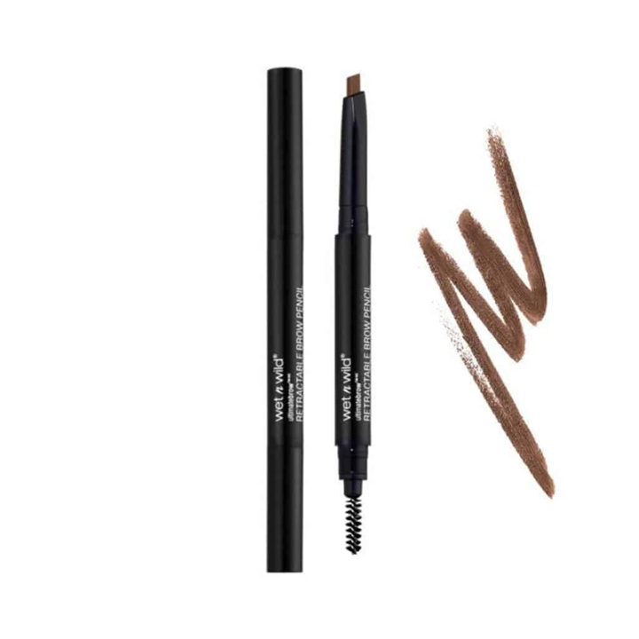 Wet n Wild Ultimate Brow Retractable Pencil Medium Brown in de groep BEAUTY & HEALTH / Makeup / Ogen & Wenkbrauwen / Wenkbrauwpotloden bij TP E-commerce Nordic AB (38-69876)