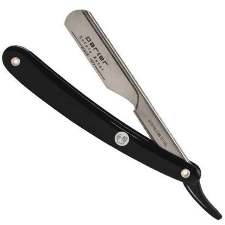 Parker 33R Shave Knife Barber Black in de groep BEAUTY & HEALTH / Haar & Styling / Scheren & Trimmen / Scheermessen & Accessoires bij TP E-commerce Nordic AB (38-70075)