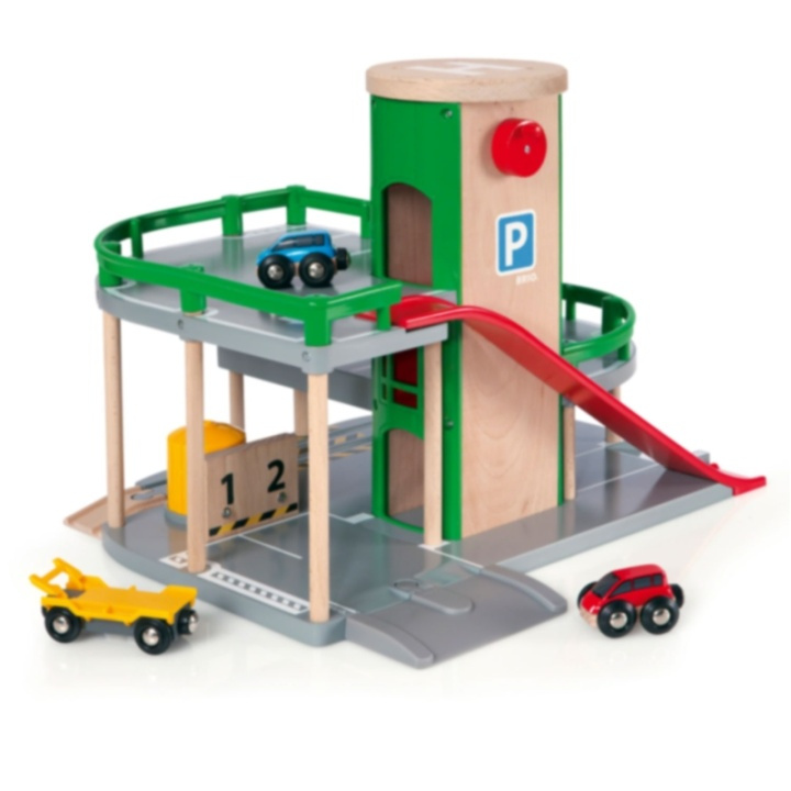 Brio 33204 Parkeringshus in de groep SPEELGOED, KINDER- & BABYPRODUCTEN / Speelgoed / Bouwspeelgoed / Brio treinrails bij TP E-commerce Nordic AB (38-70204)