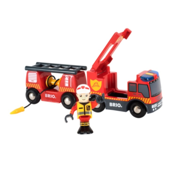 Brio 33811 Brandbil in de groep SPEELGOED, KINDER- & BABYPRODUCTEN / Speelgoed / Speelgoedauto\'s bij TP E-commerce Nordic AB (38-70206)