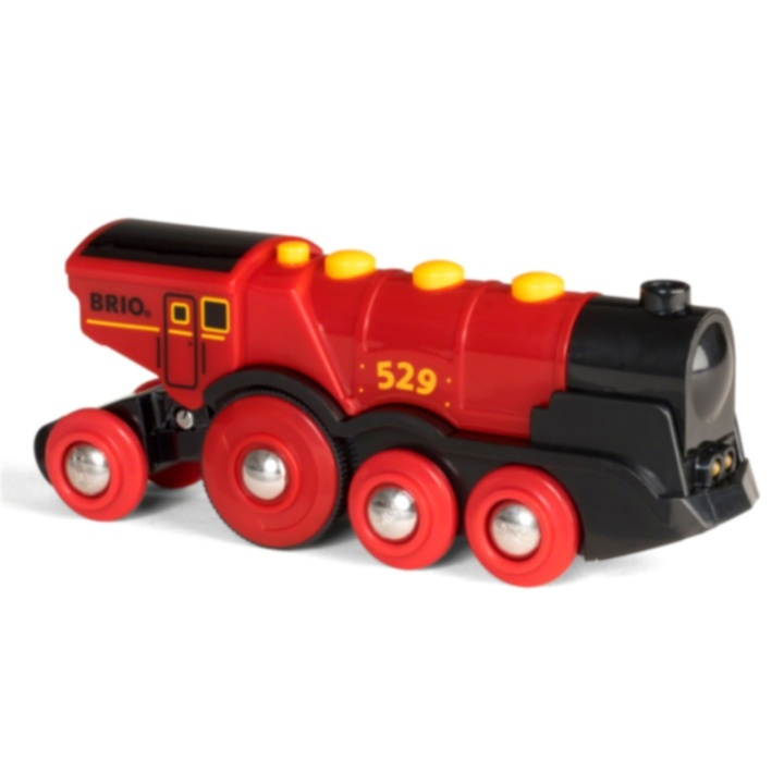 Brio 33592 Rött Action lok in de groep SPEELGOED, KINDER- & BABYPRODUCTEN / Speelgoed / Bouwspeelgoed / Brio treinrails bij TP E-commerce Nordic AB (38-70274)