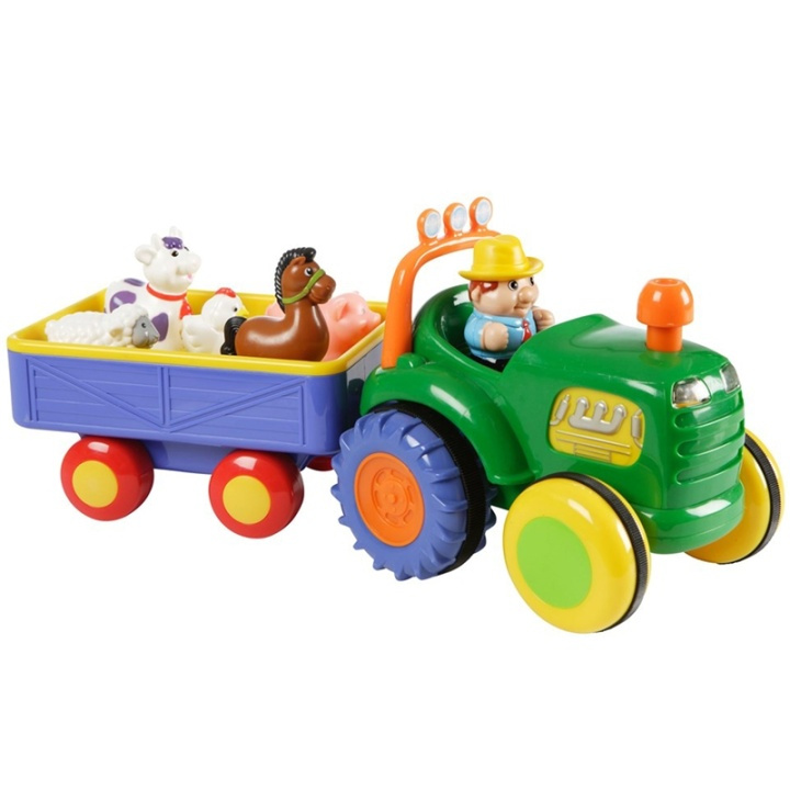 Happy Baby Farm Tractor med Trailer in de groep SPEELGOED, KINDER- & BABYPRODUCTEN / Speelgoed / Speelgoed bij TP E-commerce Nordic AB (38-70449)