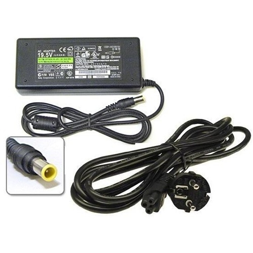 AC Adapter till Sony Vaio, 19.5V 4.7A 90W (6.5x4.4mm) in de groep COMPUTERS & RANDAPPARATUUR / Laptops & accessoires / Computeroplader / Laptop oplader / Sony bij TP E-commerce Nordic AB (38-7063)