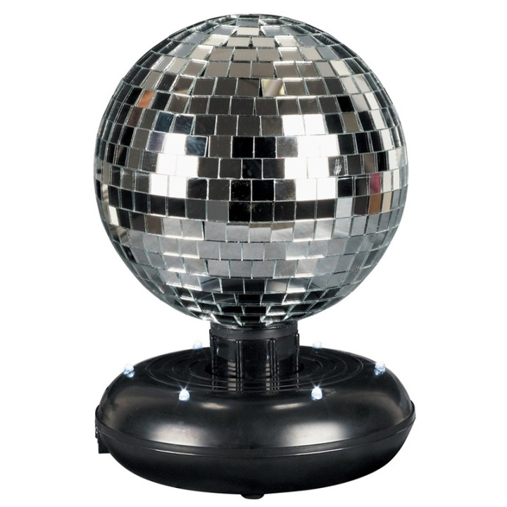 Music LED Mirror Disco Ball 15cm in de groep SPEELGOED, KINDER- & BABYPRODUCTEN / Kinderkamer / Babylampen / Tafellampen bij TP E-commerce Nordic AB (38-70682)