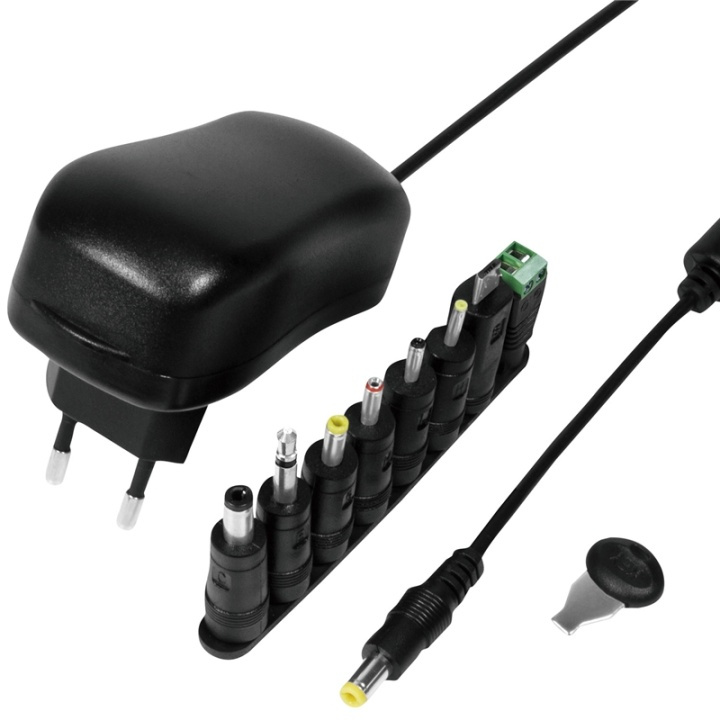 LogiLink Nätadapter 230V-> 3-12V 1A in de groep COMPUTERS & RANDAPPARATUUR / Laptops & accessoires / Computeroplader / Laptop oplader / Universal bij TP E-commerce Nordic AB (38-71331)