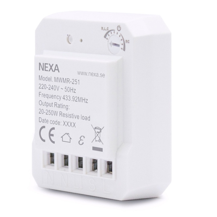 Nexa MWMR-251: Dosdimmer med stöd för Smart Mode in de groep HUISHOUDEN & TUIN / Elektriciteit & Verlichting / Elektrische installatie / Accessoires bij TP E-commerce Nordic AB (38-71437)