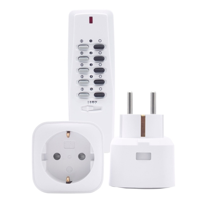 Nexa Plug-in ontvanger Aan/Uit mini 2x3500W MYCR-1/SET in de groep HUISHOUDEN & TUIN / Smart home / Smart plugs bij TP E-commerce Nordic AB (38-71439)