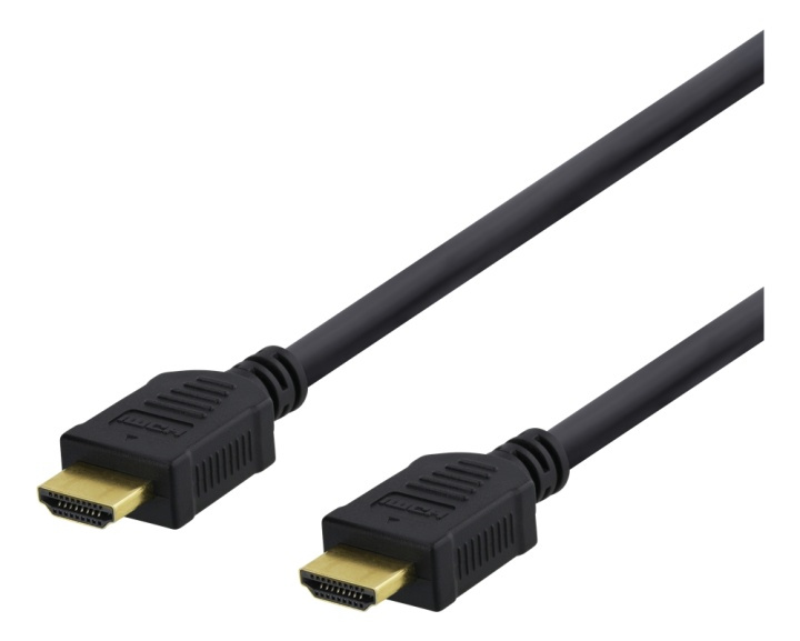 DELTACO High-Speed HDMI cable, 7m, Ethernet, 4K UHD, black in de groep HOME ELECTRONICS / Kabels & Adapters / HDMI / Kabels bij TP E-commerce Nordic AB (38-71641)