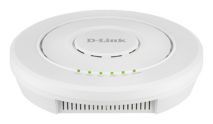 D-Link Wave2 Unified AP, 2 Gbps, Tri-Band, MU-MIMO, PoE, white in de groep COMPUTERS & RANDAPPARATUUR / Netwerk / Toegangspunten bij TP E-commerce Nordic AB (38-71846)
