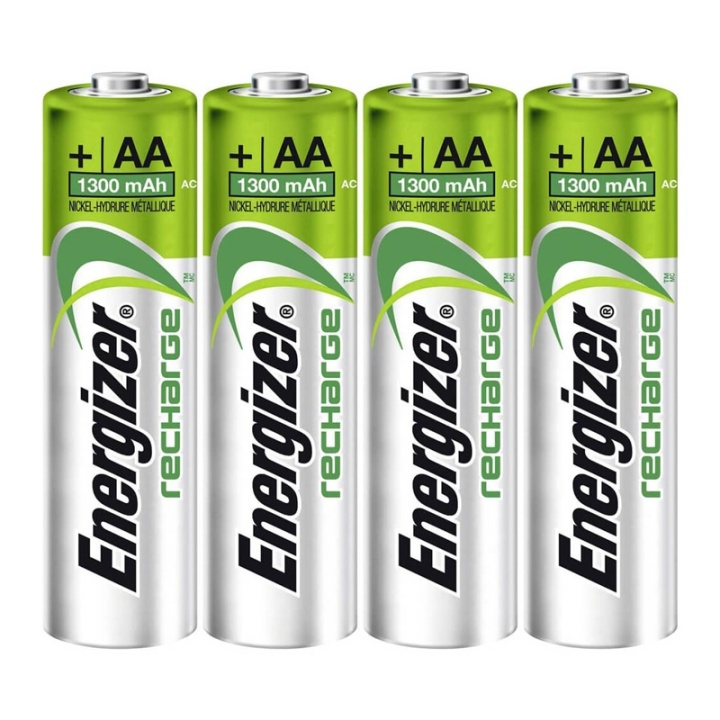 ENERGIZER Battery AA/LR6 Ni-Mh 1300mAh 4-p in de groep HOME ELECTRONICS / Batterijen & Opladers / Oplaadbare batterijen / AA bij TP E-commerce Nordic AB (38-72023)