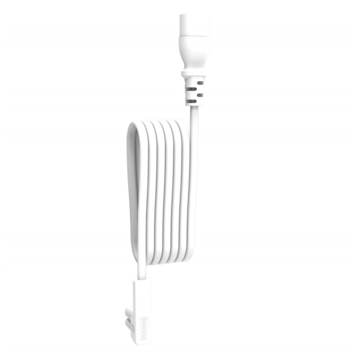 FLEXSON 5M Power Cable for Sonos One/Play:1 EU - White Single in de groep HOME ELECTRONICS / Audio & Beeld / Luidsprekers & accessoires / Accessoires bij TP E-commerce Nordic AB (38-72028)