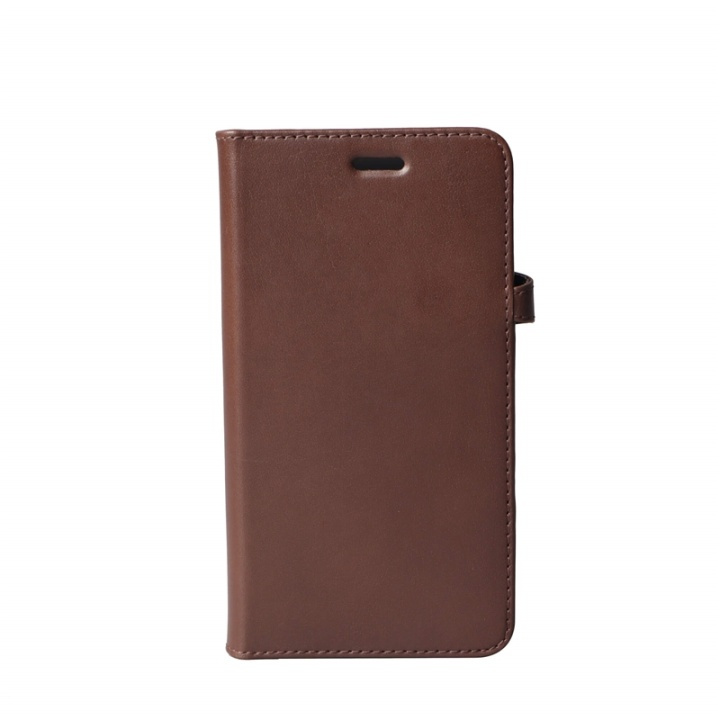 BUFFALO Wallet Leather Brown 3 Cardpockets iPhone XS 6,5 in de groep SMARTPHONE & TABLETS / Mobielbescherming / Apple / iPhone XS Max / Wallet Case bij TP E-commerce Nordic AB (38-72035)