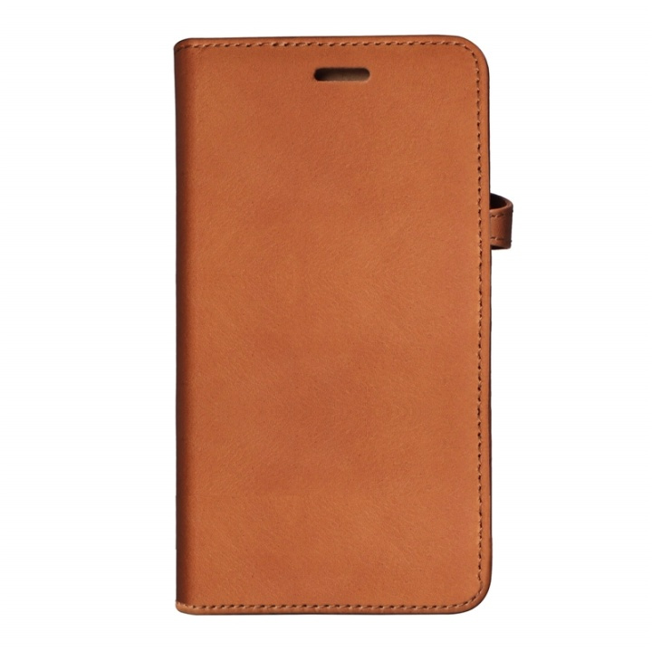 BUFFALO Wallet Leather Cognac 3 Cardpockets iPhone XS MAX in de groep SMARTPHONE & TABLETS / Mobielbescherming / Apple / iPhone XS Max / Wallet Case bij TP E-commerce Nordic AB (38-72036)