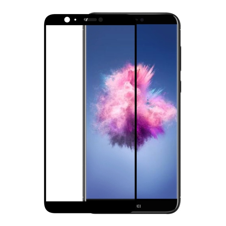 GEAR Glass Prot. 3D Full Fit Black Huawei P Smart in de groep SMARTPHONE & TABLETS / Mobielbescherming / Huawei/Honor bij TP E-commerce Nordic AB (38-72082)