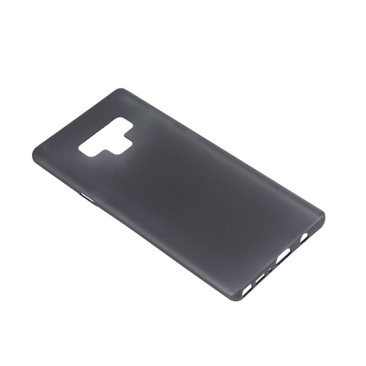 GEAR Mobilecover Ultraslim Black Semitransparent Samsung Note 9 in de groep SMARTPHONE & TABLETS / Mobielbescherming / Samsung bij TP E-commerce Nordic AB (38-72103)