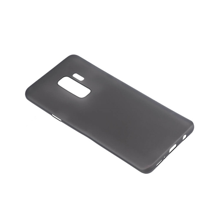 GEAR Mobile Cover Ultraslim Black Semitransparent Samsung Galaxy S9 Plus in de groep SMARTPHONE & TABLETS / Mobielbescherming / Samsung bij TP E-commerce Nordic AB (38-72106)