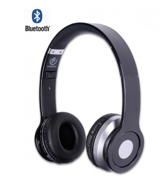 Rebeltec draadloze hoofdtelefoon met Bluetooth, Crystal, zwart in de groep HOME ELECTRONICS / Audio & Beeld / Koptelefoon & Accessoires / Koptelefoon bij TP E-commerce Nordic AB (38-72397)