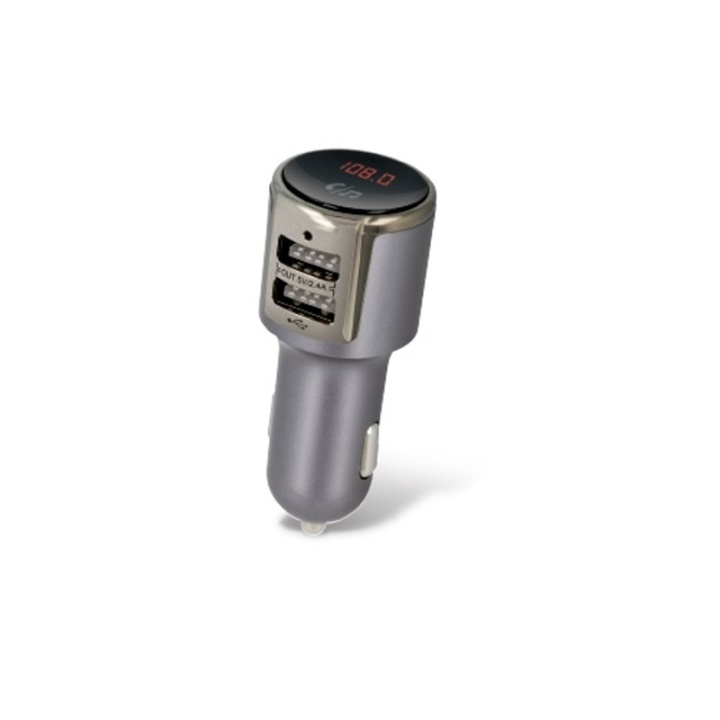 Forever FM-zender, Bluetooth, 2x USB-poorten, TR-340 in de groep AUTO / Autoaudio & Multimedia / FM-zender bij TP E-commerce Nordic AB (38-72552)
