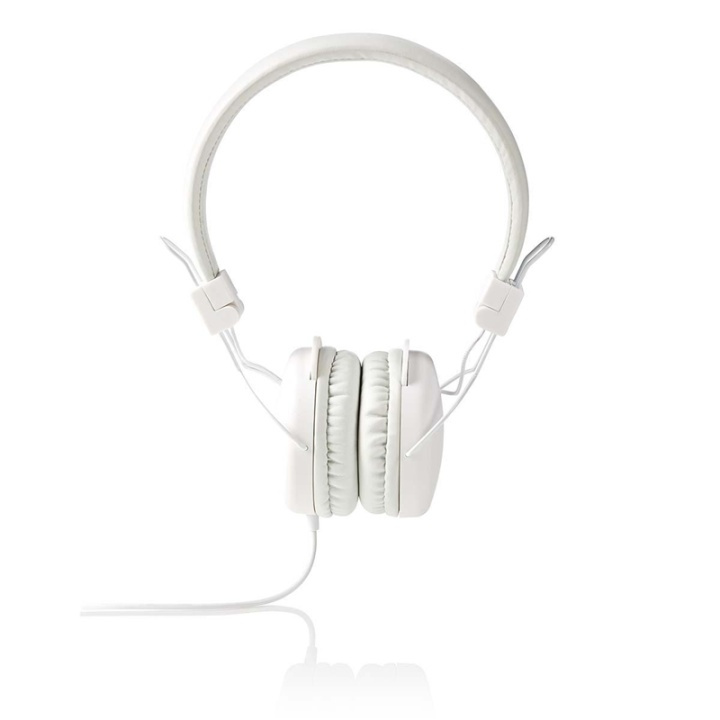 Nedis Bedrade On-ear Koptelefoon | 3,5 mm | Kabellengte: 1.20 m | Wit in de groep HOME ELECTRONICS / Audio & Beeld / Koptelefoon & Accessoires / Koptelefoon bij TP E-commerce Nordic AB (38-72710)