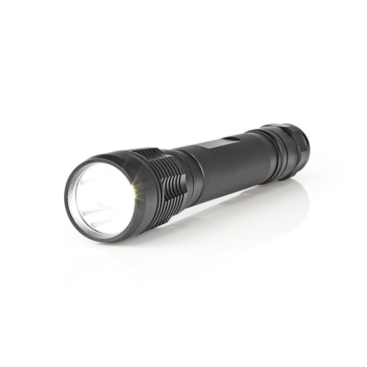 Nedis LED-Zaklamp | Batterij Gevoed | 4.5 V DC | 10 W | 3x C/LR14 | Nominale lichtstroom: 500 lm | Lichtbereik: 250 m | Stralingshoek: 9.5 ° in de groep SPORT, VRIJE TIJD & HOBBY / Zaklampen & Hoofdlampen / Zaklampen bij TP E-commerce Nordic AB (38-72805)