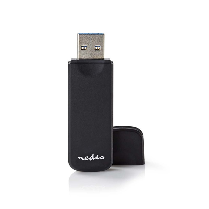 Nedis Kaartlezer | microSD (TF) / microSDHC (TF) / microSDXC (TF) / MMC / SD / SDHC / SDXC | USB 3.2 Gen1 in de groep HOME ELECTRONICS / Opslagmedia / Geheugenkaartlezer bij TP E-commerce Nordic AB (38-72915)