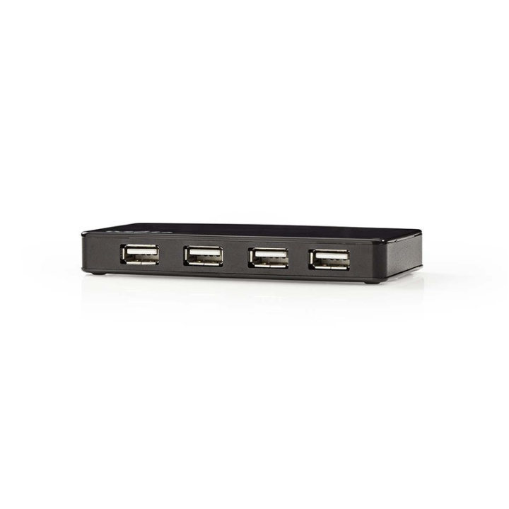 Nedis USB-Hub | USB-A Male | USB-A Female | 7-Poorts poort(en) | USB 2.0 | Netvoeding / USB Gevoed | 7x USB in de groep COMPUTERS & RANDAPPARATUUR / Computeraccessoires / USB-hubs bij TP E-commerce Nordic AB (38-72950)