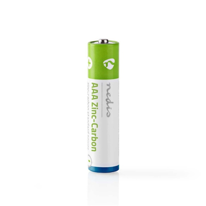 Nedis Zink-Koolstof-Batterij AAA | 1.5 V DC | Zink-Carbon | 2-krimpverpakking | R03 | Verschillende apparaten | Blauw / Groen / Wit in de groep HOME ELECTRONICS / Batterijen & Opladers / Batterijen / AAA bij TP E-commerce Nordic AB (38-73001)
