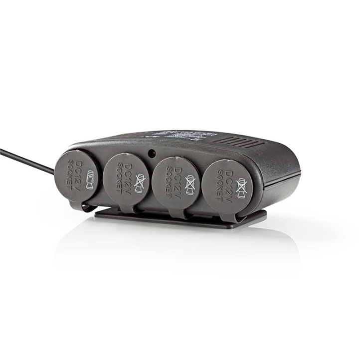 Nedis Universal DC Power Adapter | Auto-Adapter | 120 W | Ingangsvoltage: 12 V DC | 12 V DC | Maximale uitgangsstroom per poort: 4.0 A | Zwart in de groep AUTO / Auto-accessoires / 12 volt-accessoires bij TP E-commerce Nordic AB (38-73103)