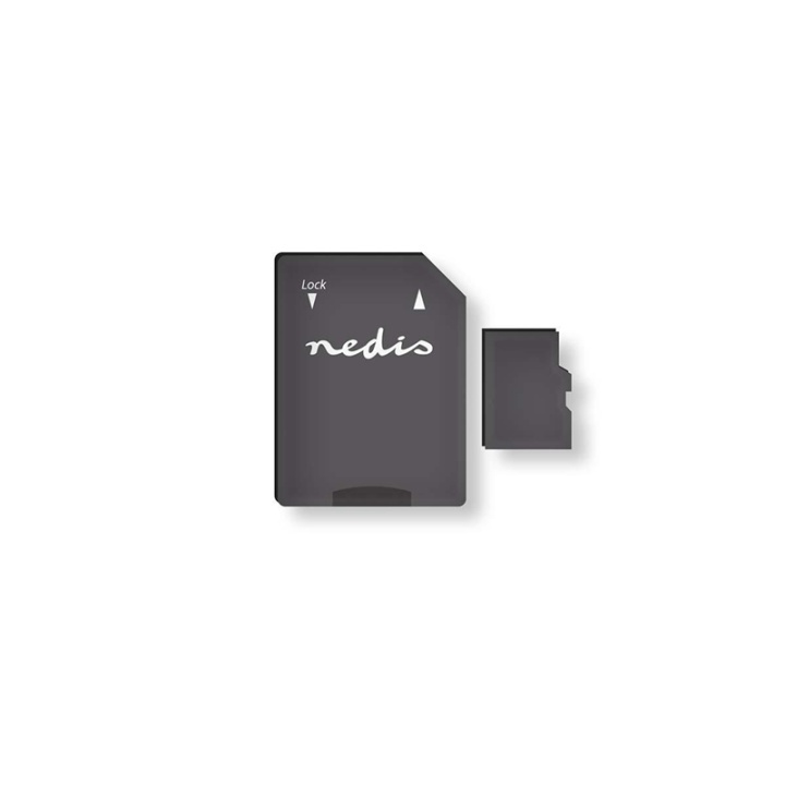 Nedis microSD-geheugenkaart | microSDHC | 32 GB | Schrijfsnelheid: 90 MB/s | Leessnelheid: 45 MB/s | UHS-I | SD-adapter inbegrepen in de groep HOME ELECTRONICS / Opslagmedia / Geheugenkaarten / MicroSD/HC/XC bij TP E-commerce Nordic AB (38-73529)