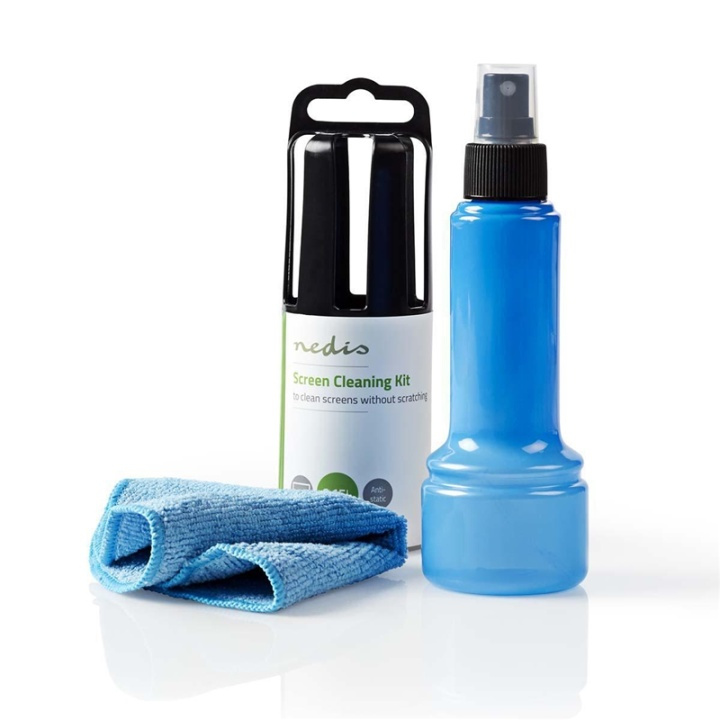 Nedis Schermreiniger | Spray | 150 ml | Notebook / Smartphone / Tablet / TV-Scherm | Wisser inbegrepen in de groep COMPUTERS & RANDAPPARATUUR / Computeraccessoires / Reiniging bij TP E-commerce Nordic AB (38-73656)