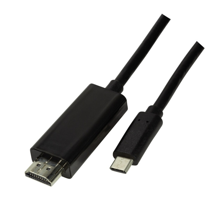 LogiLink USB-C -> HDMI 2.0 4K 1,8 m in de groep HOME ELECTRONICS / Kabels & Adapters / HDMI / Adapters bij TP E-commerce Nordic AB (38-74253)
