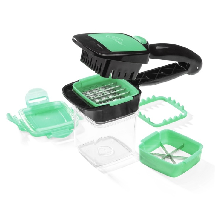 Tvins Nicer Dicer Quick (green) in de groep HUISHOUDEN & TUIN / Keukengerei / Overige keukengereedschap bij TP E-commerce Nordic AB (38-74390)