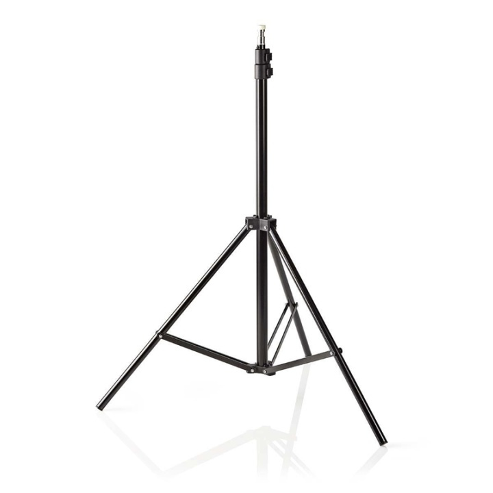 Lampstatief voor Fotostudio | Maximaal draagvermogen: 2.5 kg | Maximale werkhoogte: 200 cm | 3 Segmenten | Inclusief reistas | Staal | Zwart in de groep HOME ELECTRONICS / Foto & Video / Fotoapparatuur / Overige bij TP E-commerce Nordic AB (38-74532)